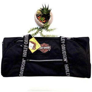 Harley-Davidson NWT Kids Only Black & Gray Duffel Bag